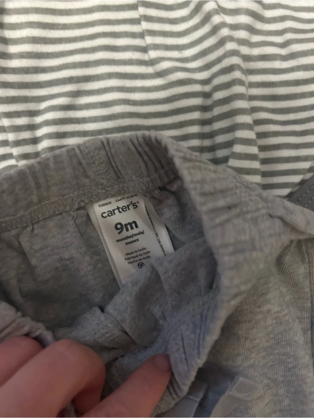 Gray Baby One-Piece and Pants Set - Soft Long-Sleeve Bodysuit & Pants
